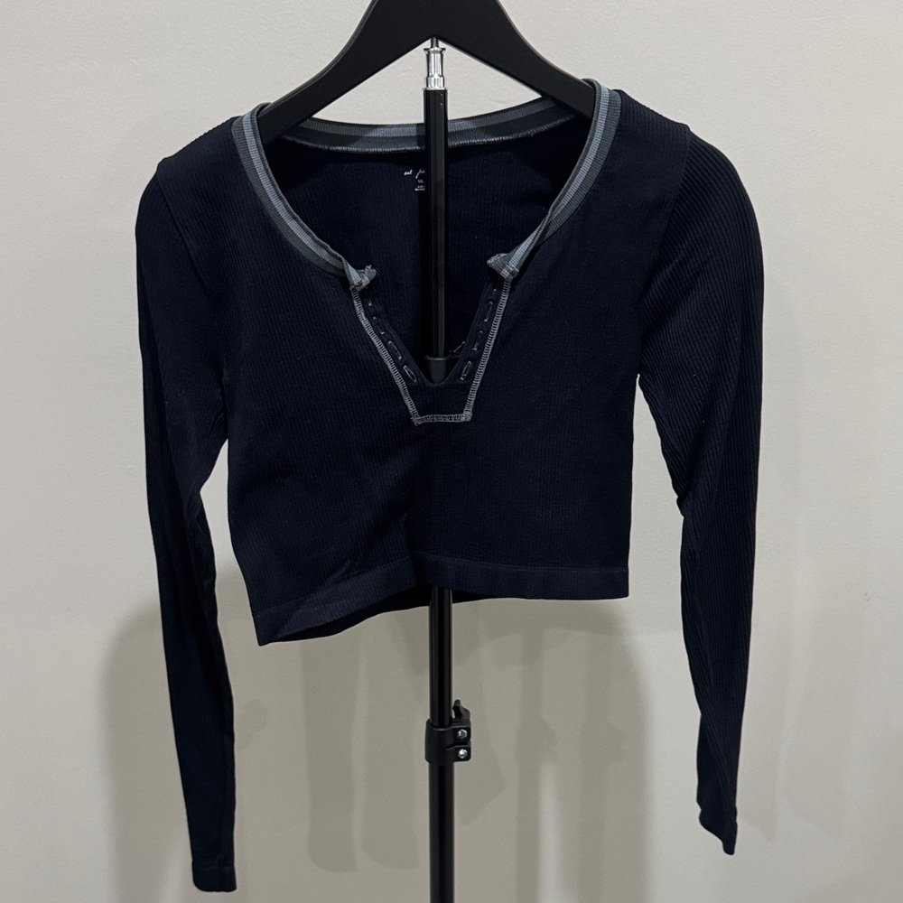 Out from under Women's Black Long Sleeve Top